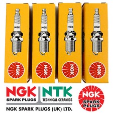 4 X GENUINE NGK SPARK PLUGS BKUR6ET-10 2397 PREMIUM SPEC SPARK PLUGS