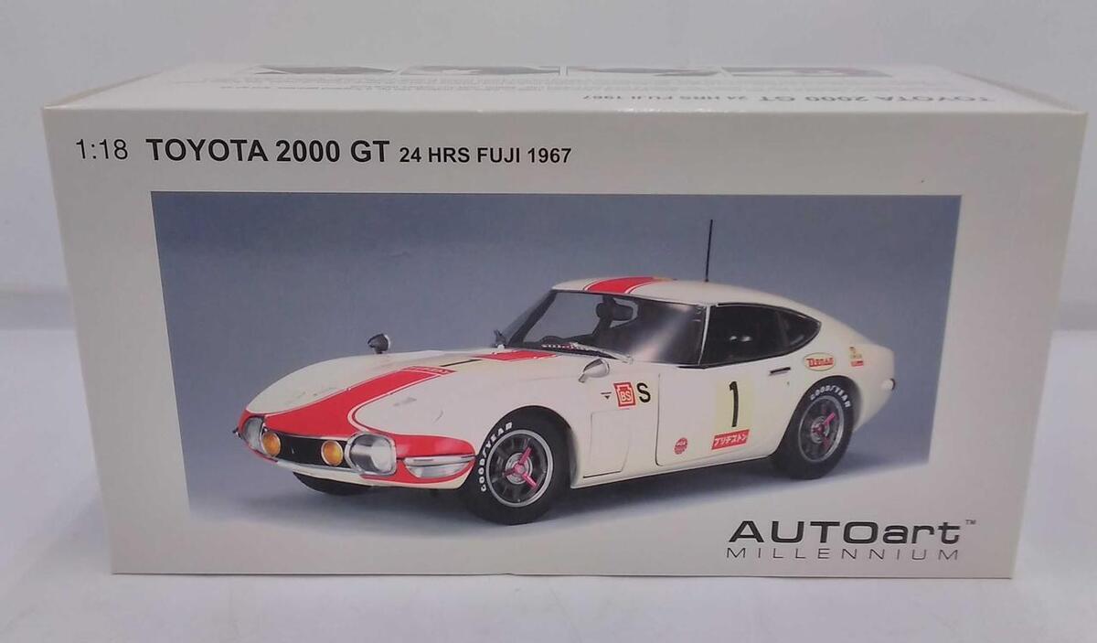 AUTOart MILLENNIUM TOYOTA 2000 GT 24 HRS FUJI 1967 1/18 AUTOart MILLENNIUM TOYOTA 2000 GT 24 HRS FUJI 1967 1/18