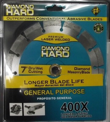 Planet Diamond 21307020 7'' Diamond Segmented Saw Blade 400X