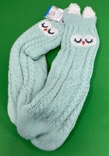 Women's Lurex Critter Slipper Sock L/XL Size 8-10 Cozy Loungewear