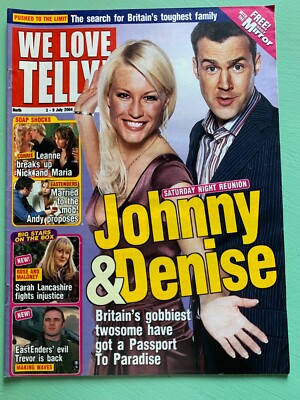 WE LOVE TELLY 3-07-2004 DENISE VAN OUTEN Sarah Lancashire Alex Ferns Mark Strong