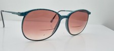 Vintage Marchon CFG-1 Green Marble Oval Sunglasses Japan FRAMES ONLY