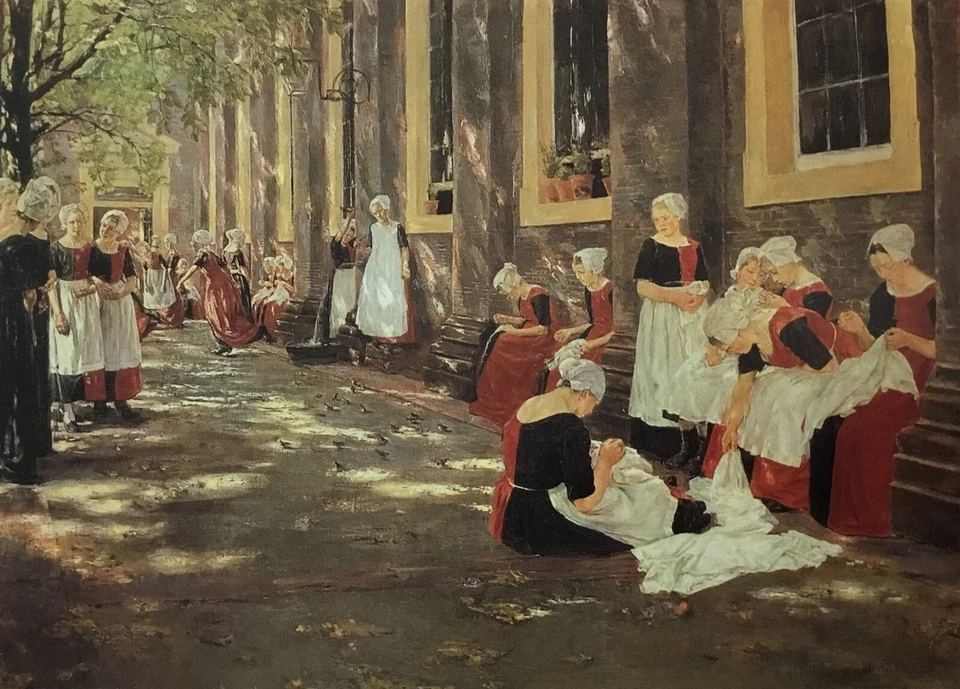 Impresión enmarcada personalizada Max Liebermann El orfanato de Ámsterdam Foto 2 de 2