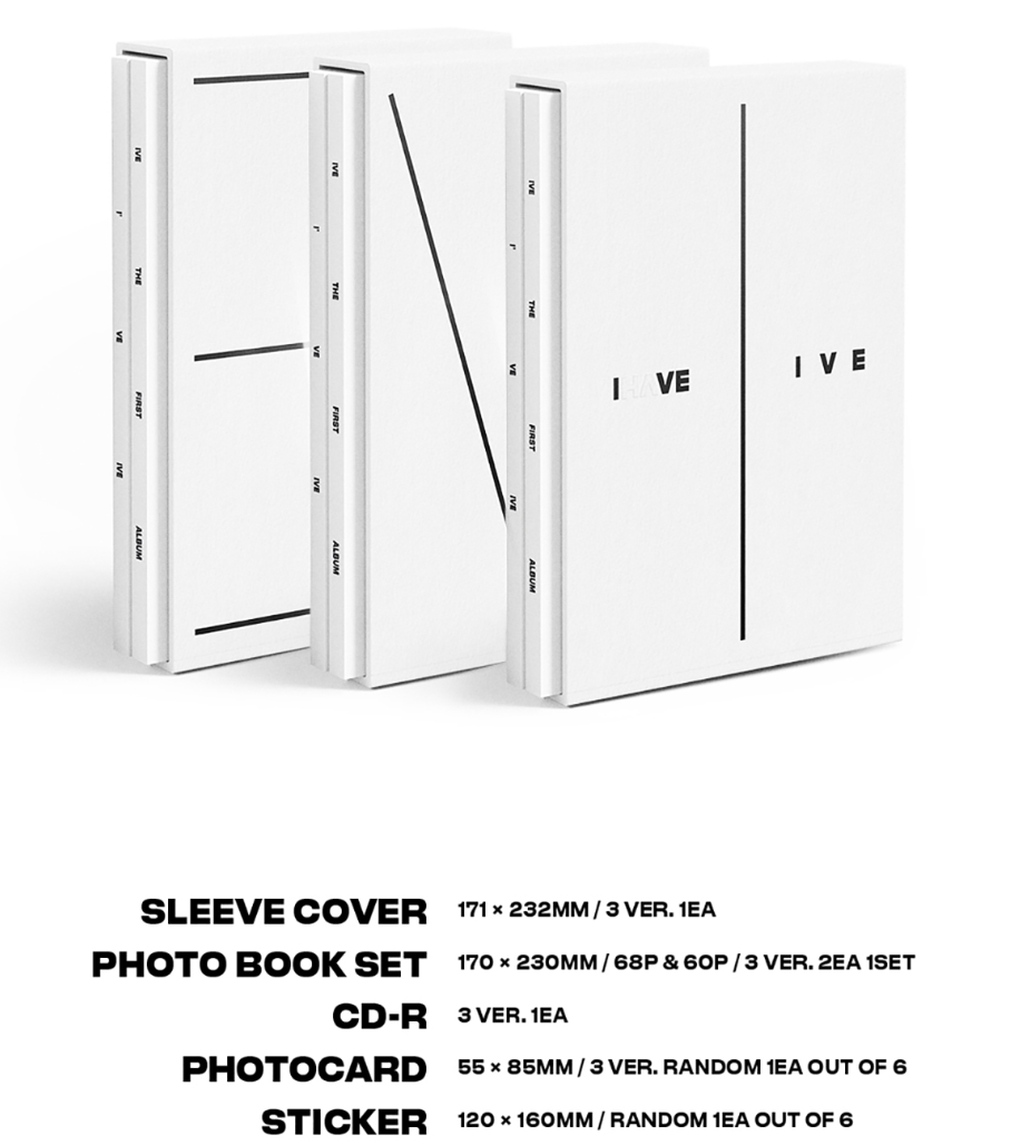 IVE I've IVE 1st Full Album 3 Ver Set | eBay