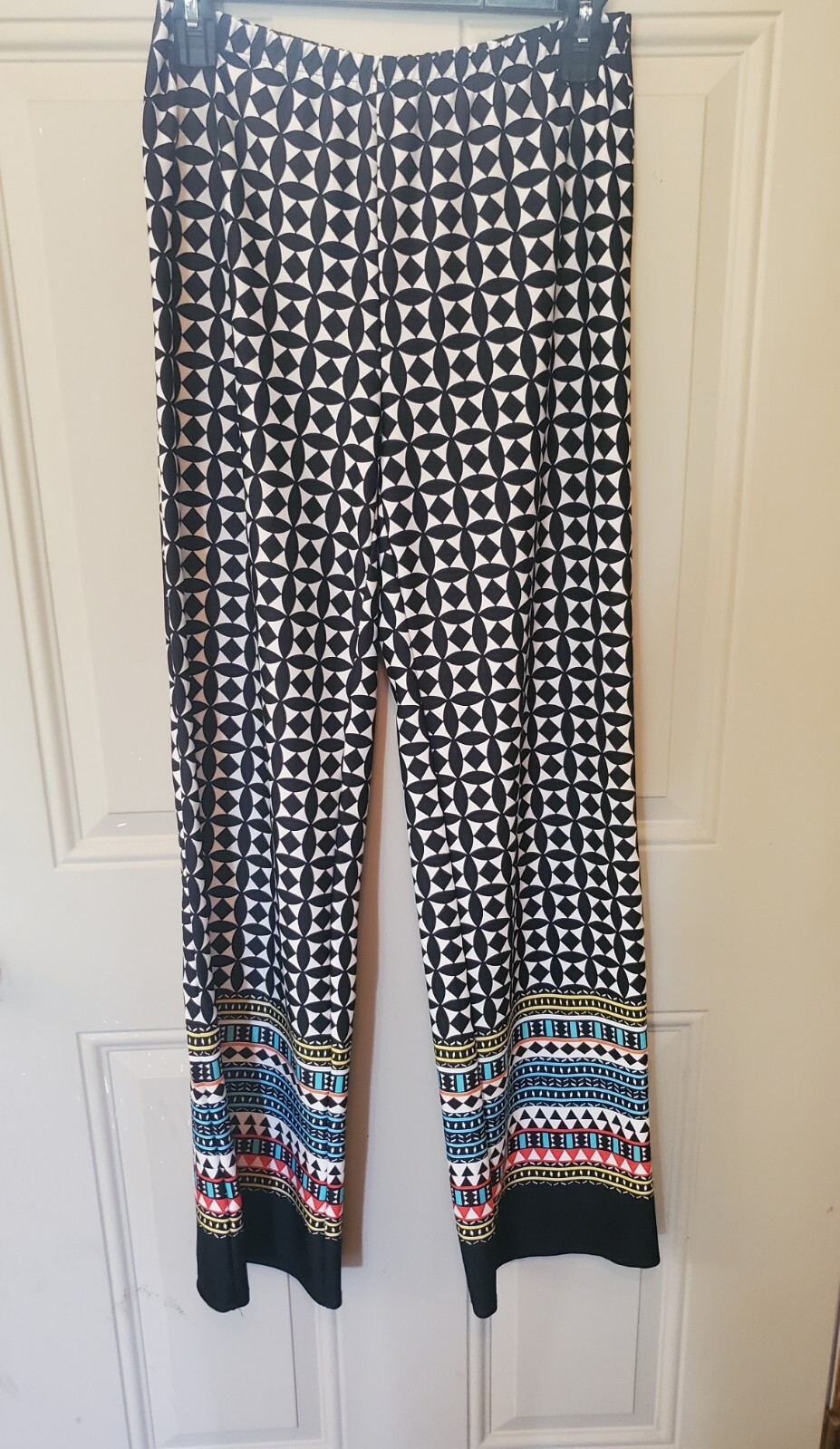 Sunny Leigh Flowy Women's Resort Palazzo Pants Elastic Waist S Preowned