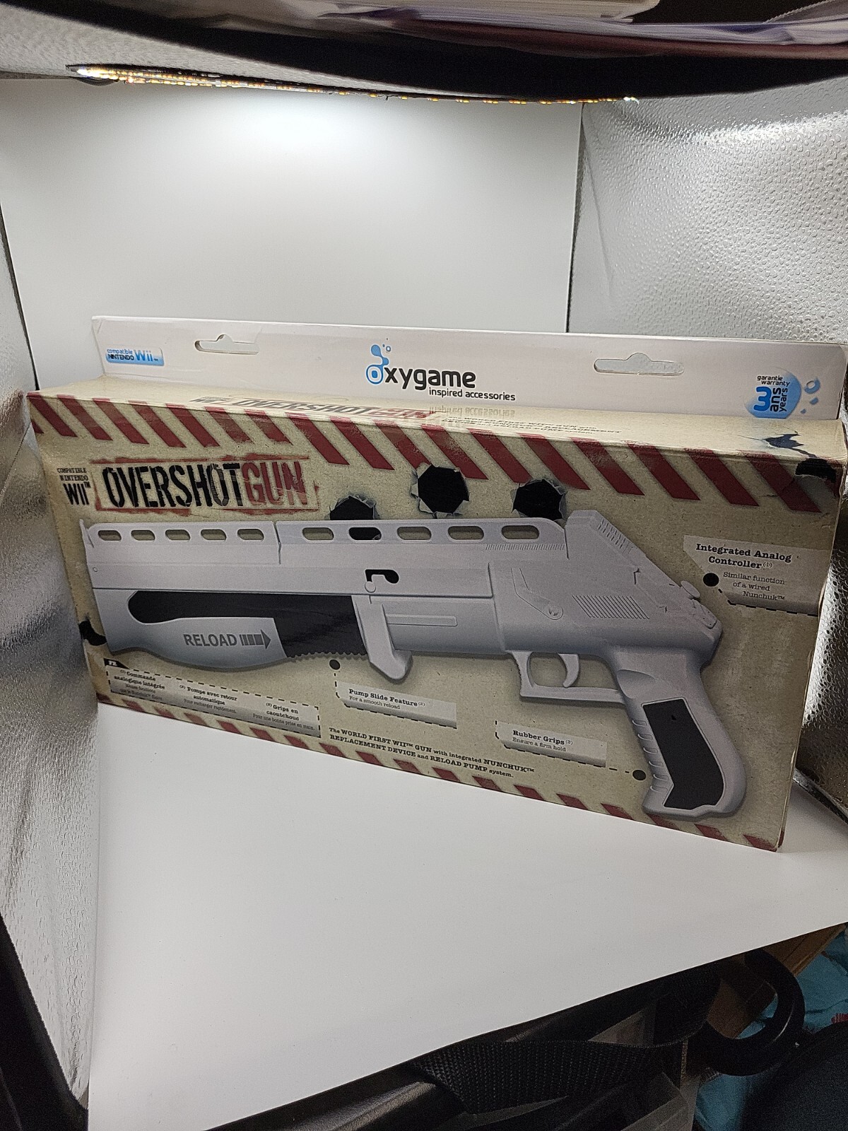 Nintendo Wii Overshot Gun Shotgun Rare eBay