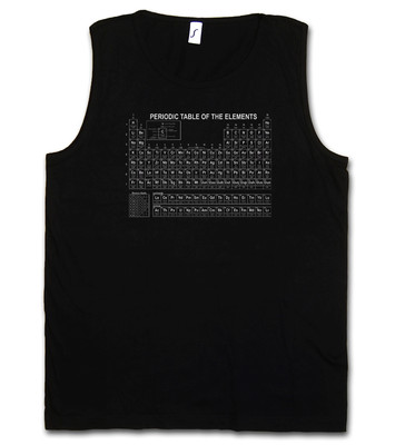 PERIODIC TABLE OF THE ELEMENTS II TANK TOP GYM T-SHIRT - Teacher Periodensystem