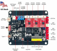 3 Axis Control Board Stepper Motor A4988 Drive GRBL Controller For CNC Engraver