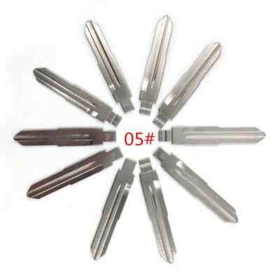 10pcs/lot Type 05# Metal Blank Uncut Flip KEYDIY/VVDI/JMD Remote Key Blade