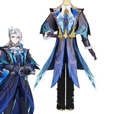 Genshin Impact Neuvillette Cosplay Costume Mens Dress Anime Outfits Halloween