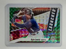 Kyle Lewis 2021 Mosaic Baseball - Launched Green #L8  - Seattle Mariners
