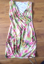 ladies summer  floral  dress  size 10