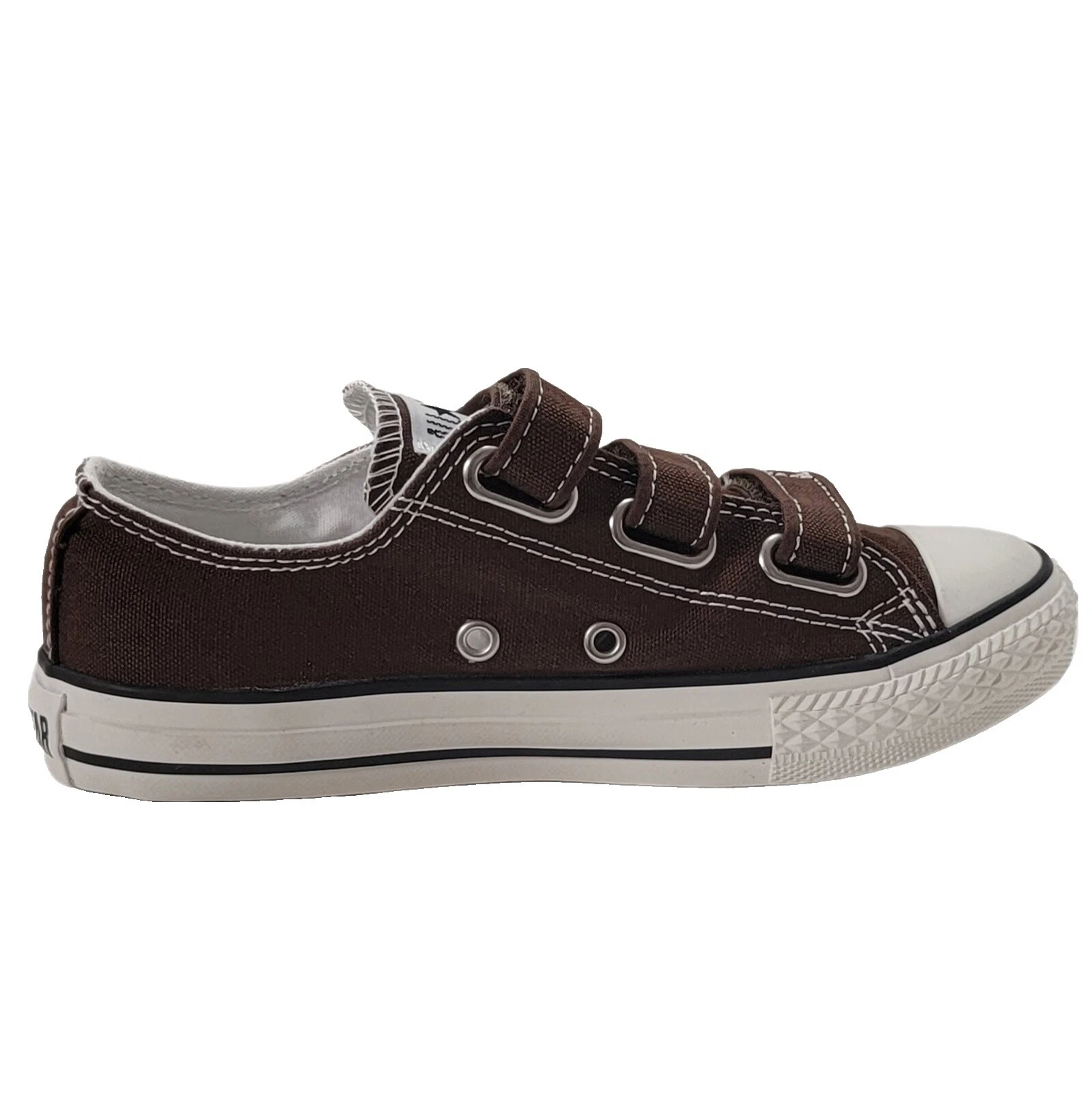 Sapatos infantis unissex marrom Converse