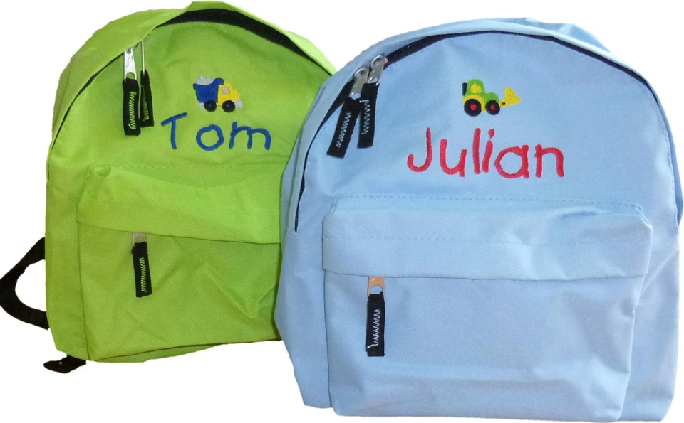  Kindergarten Kinder-Rucksack Tasche - mit Motiv / Namen bestickt *NEU* - Bild 3 von 4