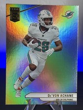 2024 Panini Elite Football - #19 Devon Achane - Miami Dolphins