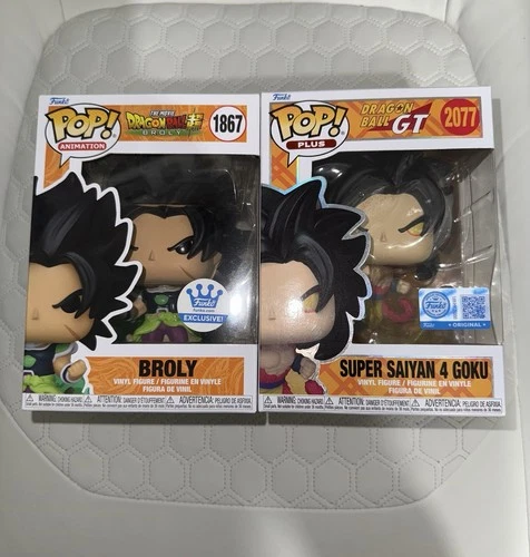 Funko Pop! Plus DragonBall GT Super Saiyan 4 Goku #2077 + Broly