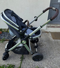 Zummi Panorama XT Grey Pushchair with Carrycot, Rain Cover & Reversible Seat
