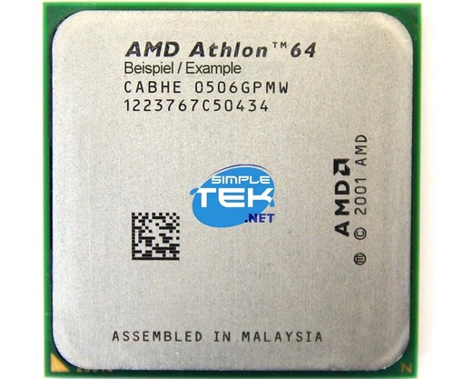 Processor AMD Athlon 64 3200 +ADA3200IAA4CN Socket AM2 2,00GHZ CPU Tray