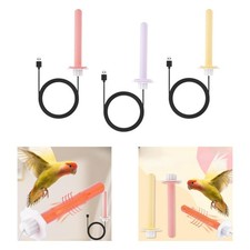 Heated Bird Perch Bird Cage Accessory Station Pole Bird Cage Heater Bird Warmer