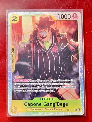 Capone''Gang''Bege (101) OP11-101 A Fist of Divine Speed Foil