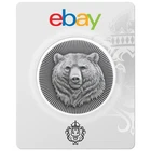 Scottsdale Mint 1 oz Silver STACKER® Grizzly Bear Antique (eBay Exclusive) #A124