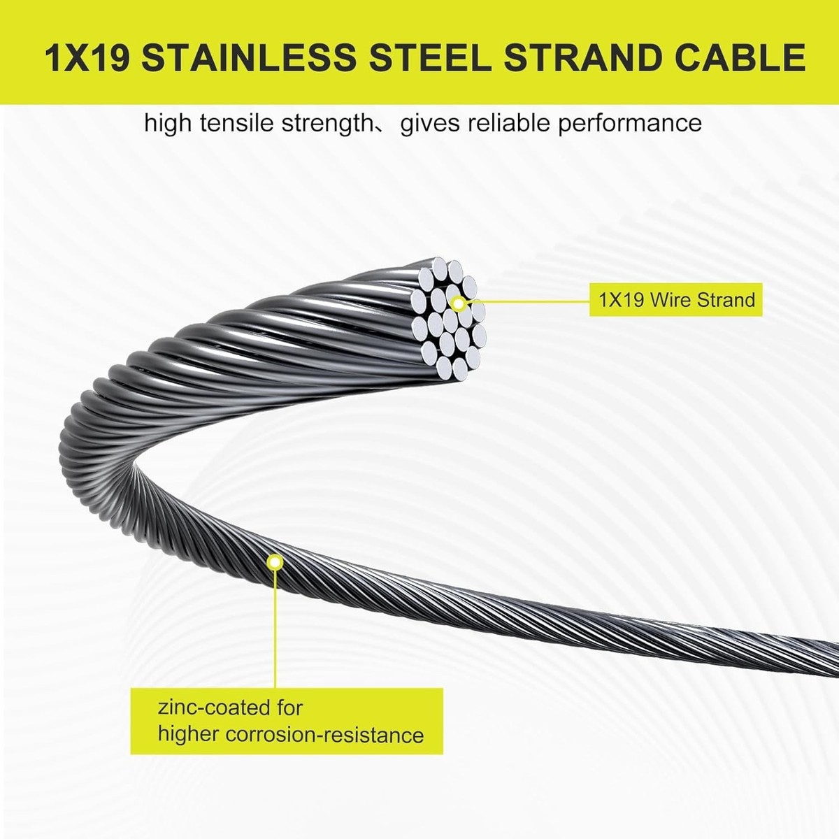 Lawn Mower Control Cable 746-04661A | 51" Length, Fits MTD, Troy-Bilt, Craftsman, Bolens