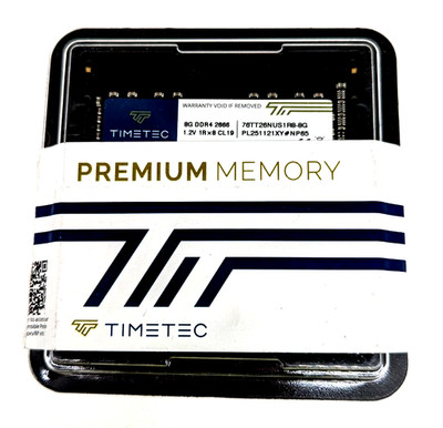 16GB 2x 8GB Timetec DDR4 Arbeitsspeicher 2666MHz SODIMM Laptop RAM PC4-2666