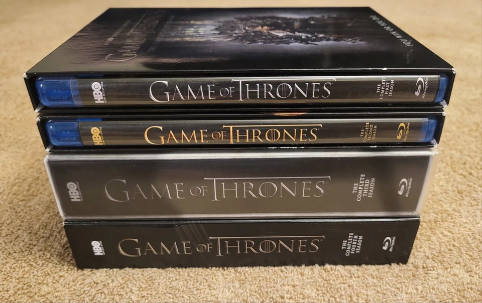 Game of Thrones Seasons 1-4 Blu-ray Set with Slipcovers - Image 2 of 4