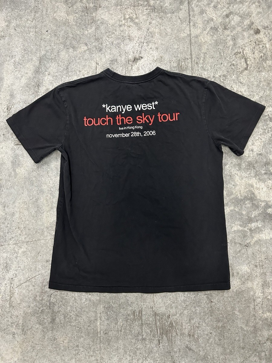 Vintage Y2K 2006 Kanye West touch the sky tour live Hong Kong t