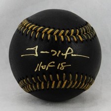 Trevor Hoffman Autographed Black Rawlings OML Baseball w/ HOF- JSA W Auth
