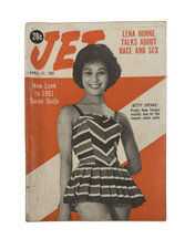 Jet Magazine April 27, 1961 Lena Horne Betty Swimsuits Cover