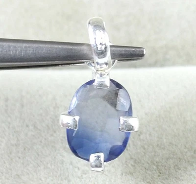 Ceylon Blau Saphir 3.30 Karat / 9 MM Natürlich Oval Edelstein Zertifiziert - Bild 1 von 4