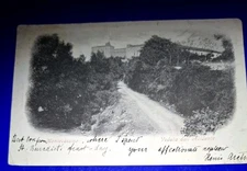 192 cartolina: montecassino veduta dall'occidente f/p viaggiata