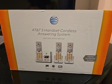 AT T 3 Handset Cordless Phone Answering System EL52345 Caller ID