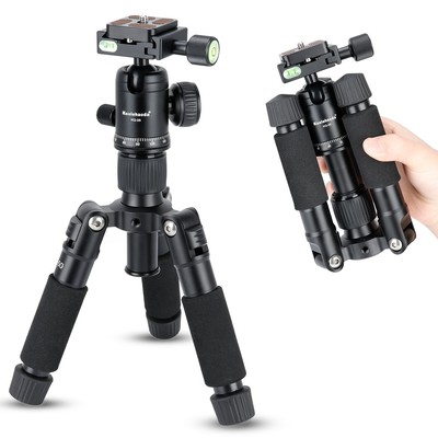 Camera Mini Tripod Compact Tabletop Tripod with 360° Ball Head for Camera