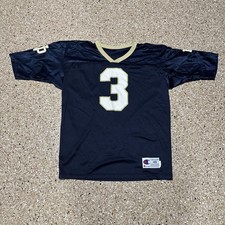Vintage Champion Notre Dame Fighting Irish Joe Montana 3 Jersey Size 48 USA