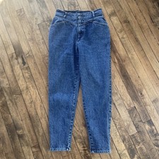 Vintage 1980s acid wash orange tab Levi  s women's jeans