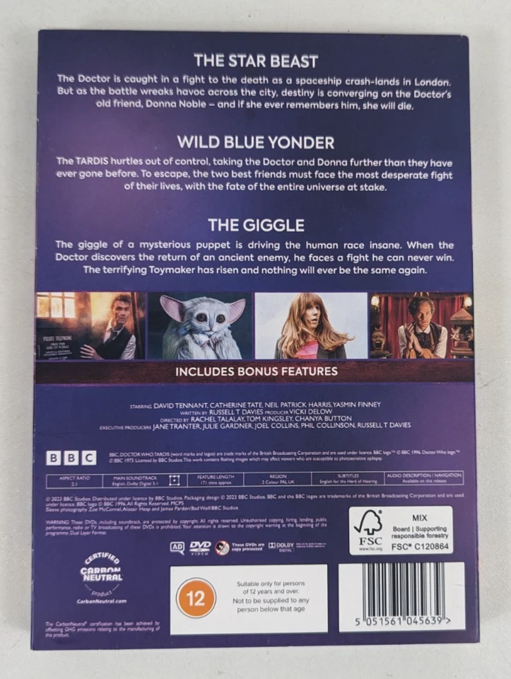 Doctor Who: 60th Anniversary Specials - DVD - NEW - Image 2 of 2