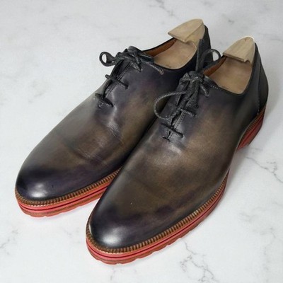 Berluti Alessio Dress Shoes UK6.5 Grail Patina Leather Rigid Sole Used