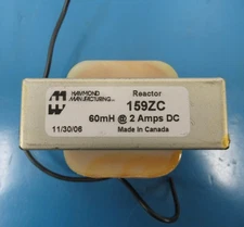 HAMMOND MANUFACTURING Reactor 159ZC 60mH @ 2 Amps DC