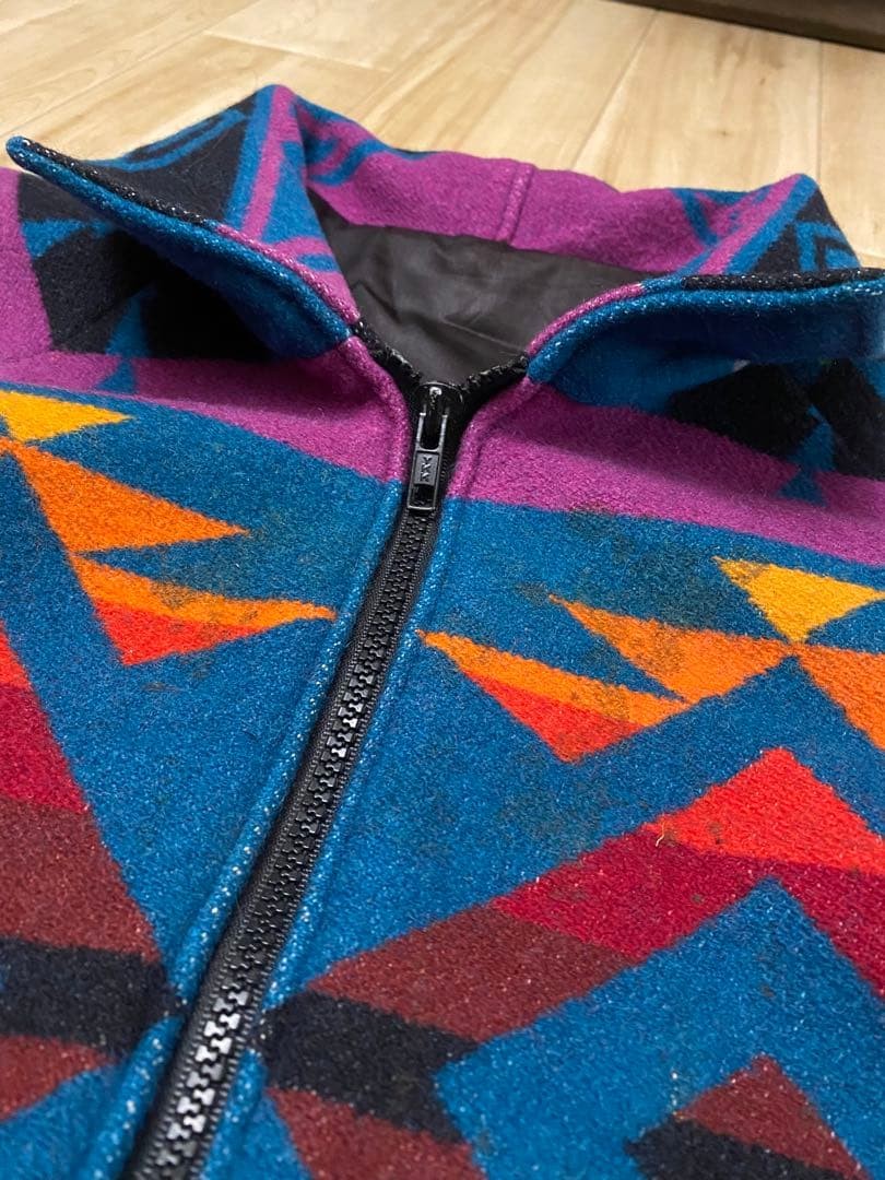 Pendleton USA Native Pattern Wool Jacket Men M US… - image 8