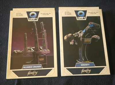 Q Craft Firefly Serenity  & Alliance Cruiser Foam Core Model Kit
