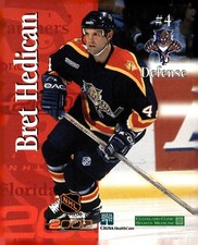 2000 Florida Panthers Bret Hedican #4 NHL Cigna Team Issue Hockey Card