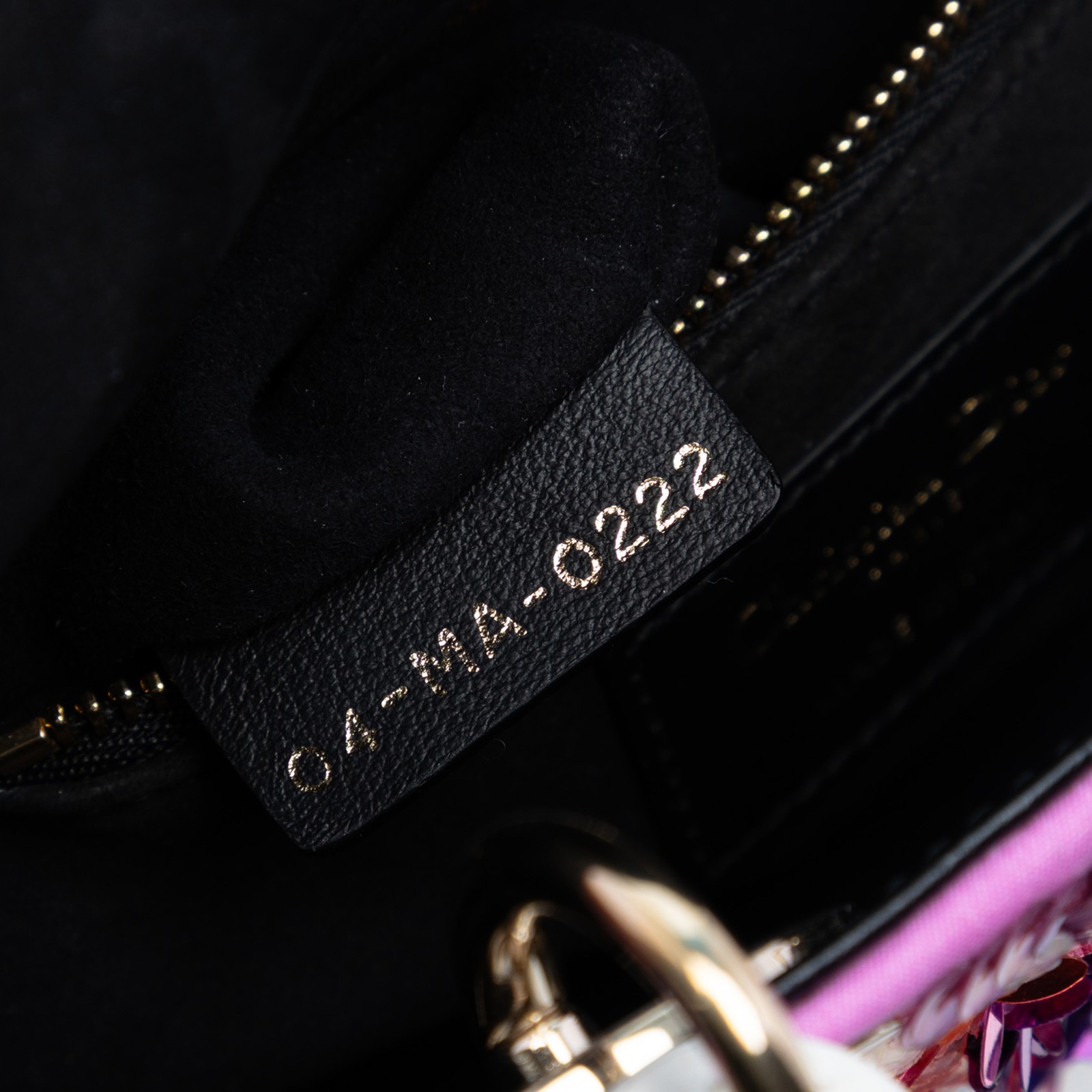 Authenticated Dior Mini Canvas Sequin Flower Pop … - image 6