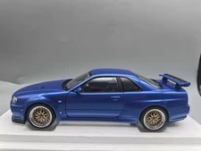 AUTOart 77409 Nissan Skyline GT-R R34 V Spec II BBS LM Wheel Version 1/18 Scale