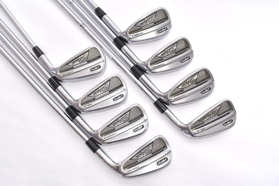 8pcs Titleist AP2 Forged 3-4-5-6-7-8-9-PW Iron set Flex Stiff DG S200 RH Japan - Image 2 of 4