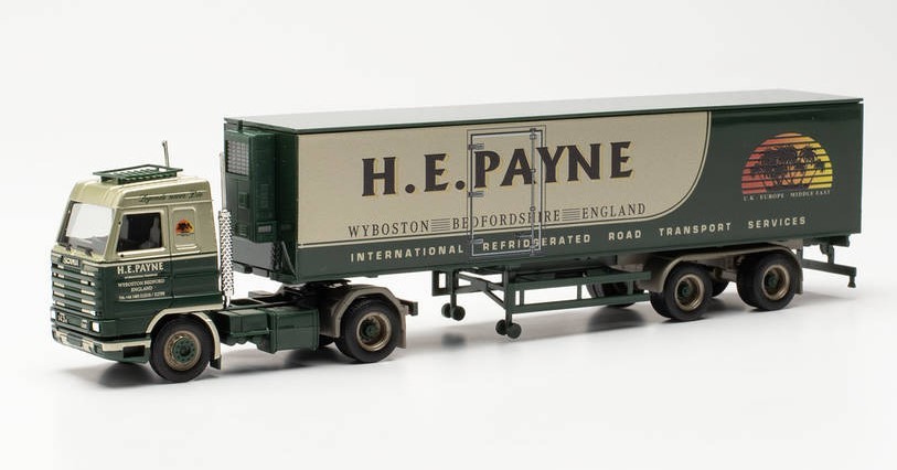 Herpa Scania 143 4x2 miniature 1/87 avec châssis en plastique robuste pour maquette HO