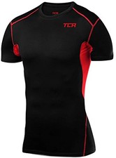TCA HyperFusion Junior Compression Top Black Short Sleeve Kids Running T-Shirt