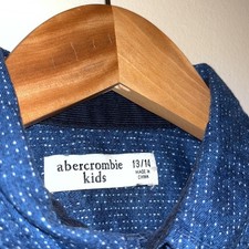 Abercrombie Kids Button Down Collared Shirt Boys Size 13/14