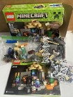 LEGO 21119 The Dungeon Minecraft Set 90% Complete w/Manual Steve Zombie - READ